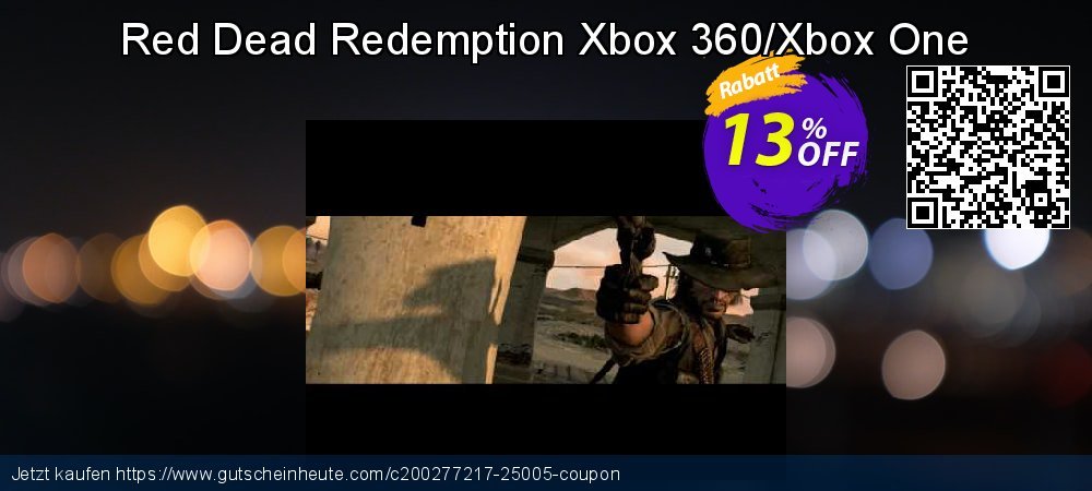 Red Dead Redemption Xbox 360/Xbox One beeindruckend Förderung Bildschirmfoto