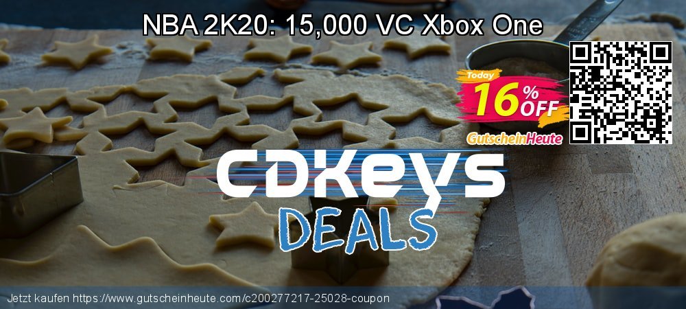 NBA 2K20: 15,000 VC Xbox One wunderschön Angebote Bildschirmfoto