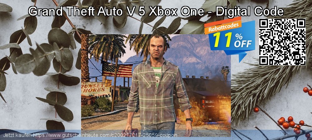 Grand Theft Auto V 5 Xbox One - Digital Code wunderschön Rabatt Bildschirmfoto