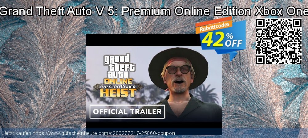 Grand Theft Auto V 5: Premium Online Edition Xbox One verblüffend Ermäßigungen Bildschirmfoto