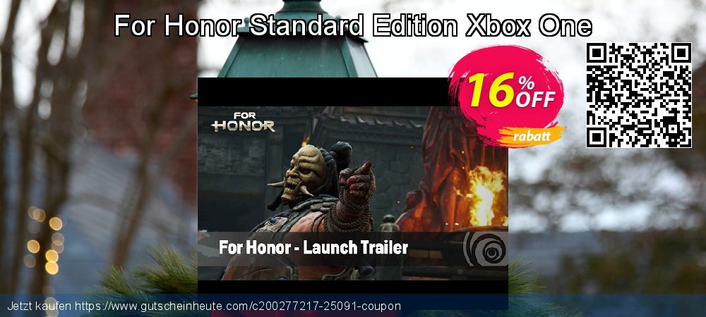 For Honor Standard Edition Xbox One verblüffend Beförderung Bildschirmfoto