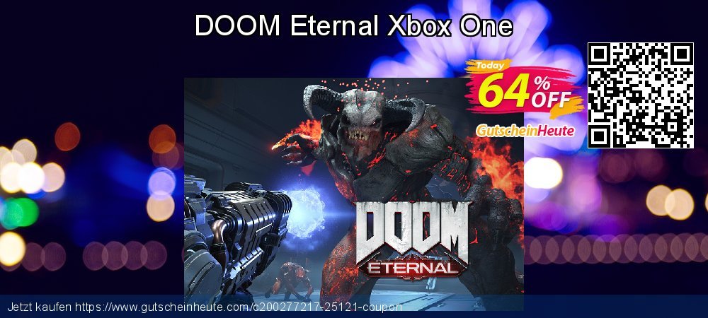 DOOM Eternal Xbox One wunderschön Außendienst-Promotions Bildschirmfoto