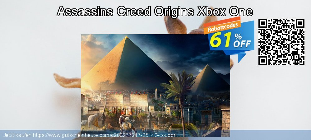 Assassins Creed Origins Xbox One ausschließenden Beförderung Bildschirmfoto