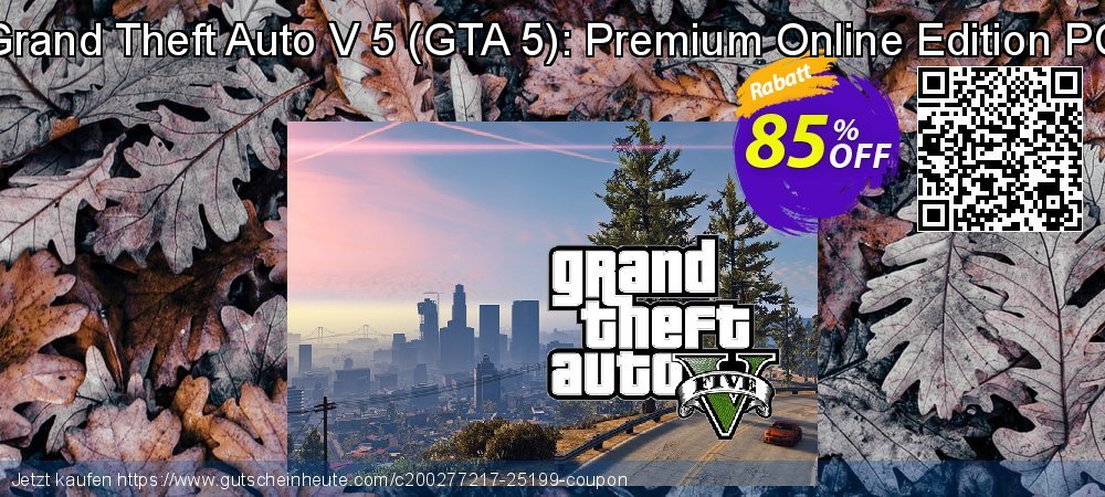 Grand Theft Auto V 5 - GTA 5 : Premium Online Edition PC spitze Promotionsangebot Bildschirmfoto