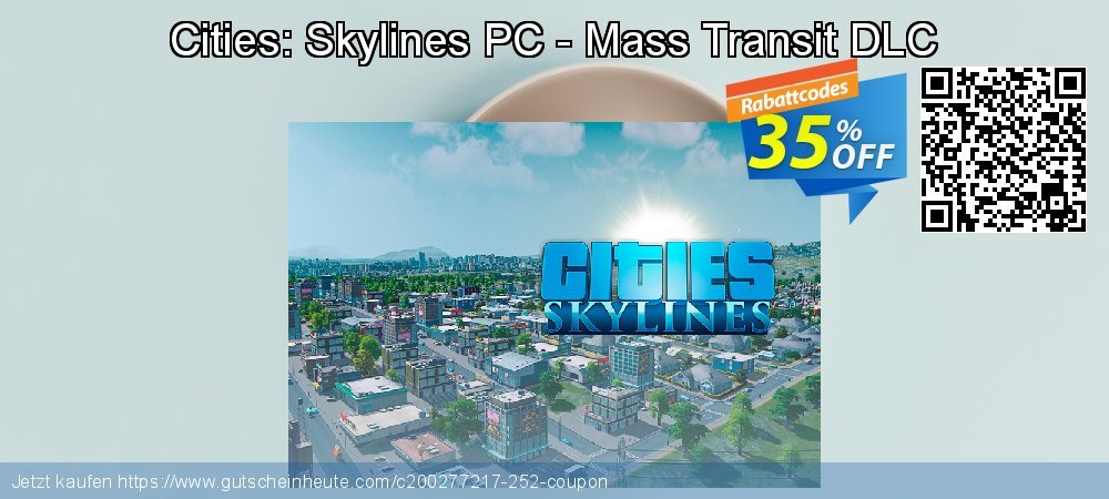 Cities: Skylines PC - Mass Transit DLC toll Beförderung Bildschirmfoto