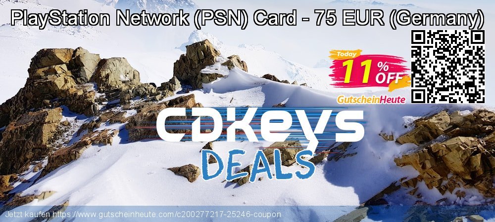 PlayStation Network - PSN Card - 75 EUR - Germany  verblüffend Rabatt Bildschirmfoto