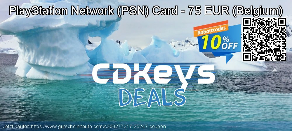 PlayStation Network - PSN Card - 75 EUR - Belgium  wundervoll Ermäßigungen Bildschirmfoto