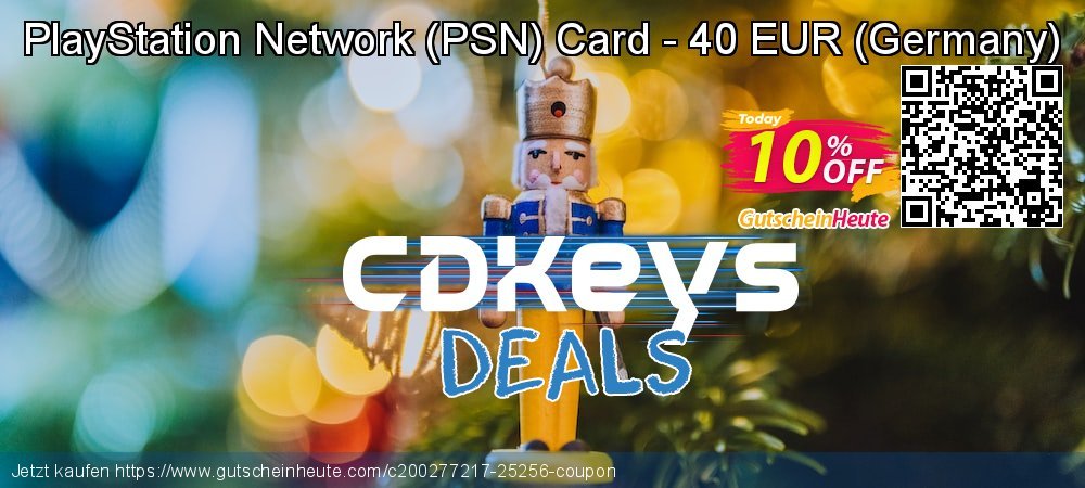 PlayStation Network - PSN Card - 40 EUR - Germany  umwerfende Ausverkauf Bildschirmfoto