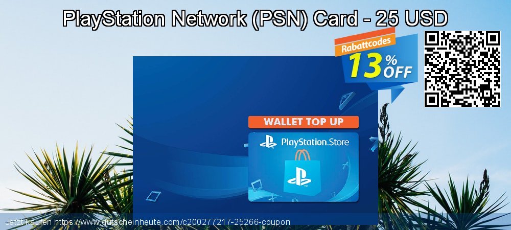 PlayStation Network - PSN Card - 25 USD ausschließenden Angebote Bildschirmfoto