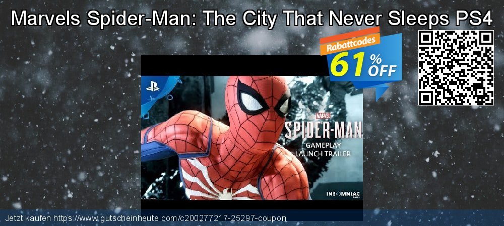 Marvels Spider-Man: The City That Never Sleeps PS4 ausschließenden Rabatt Bildschirmfoto