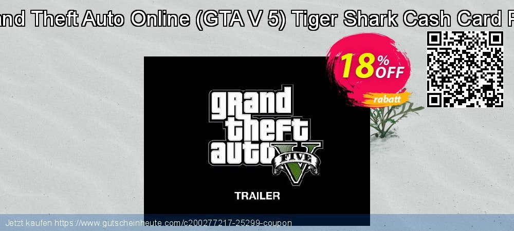 Grand Theft Auto Online - GTA V 5 Tiger Shark Cash Card PS4 Sonderangebote Preisnachlässe Bildschirmfoto