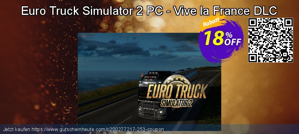 Euro Truck Simulator 2 PC - Vive la France DLC Exzellent Sale Aktionen Bildschirmfoto