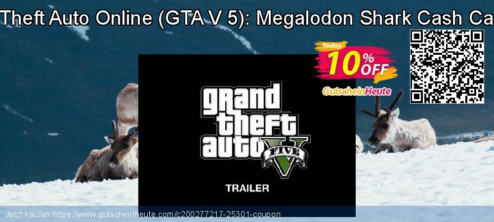Grand Theft Auto Online - GTA V 5 : Megalodon Shark Cash Card PS4 unglaublich Promotionsangebot Bildschirmfoto