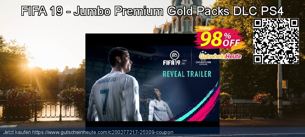 FIFA 19 - Jumbo Premium Gold Packs DLC PS4 wundervoll Preisreduzierung Bildschirmfoto