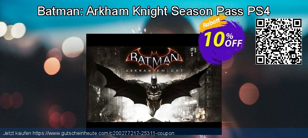 Batman: Arkham Knight Season Pass PS4 formidable Förderung Bildschirmfoto