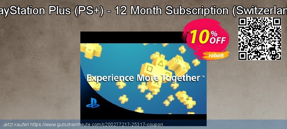 PlayStation Plus - PS+ - 12 Month Subscription - Switzerland  aufregenden Angebote Bildschirmfoto