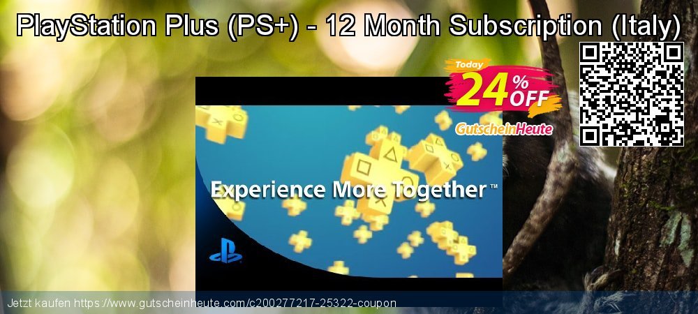 PlayStation Plus - PS+ - 12 Month Subscription - Italy  genial Disagio Bildschirmfoto