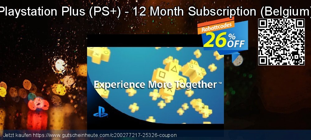 Playstation Plus - PS+ - 12 Month Subscription - Belgium  uneingeschränkt Preisreduzierung Bildschirmfoto