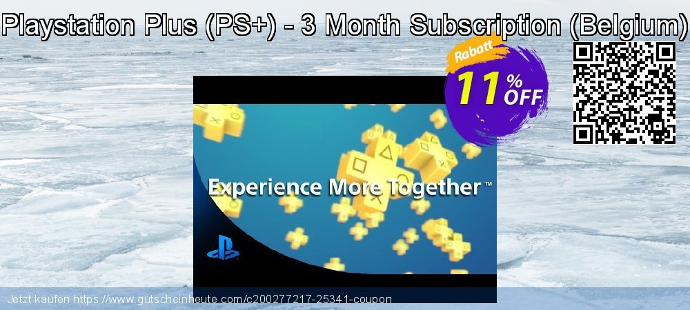 Playstation Plus - PS+ - 3 Month Subscription - Belgium  überraschend Ausverkauf Bildschirmfoto