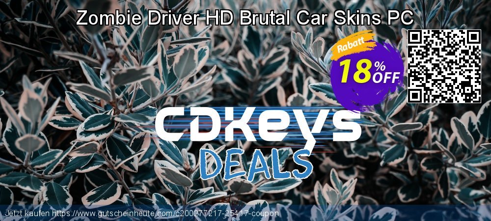 Zombie Driver HD Brutal Car Skins PC klasse Ermäßigungen Bildschirmfoto