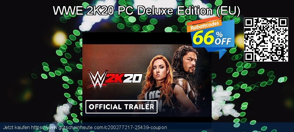 WWE 2K20 PC Deluxe Edition - EU  beeindruckend Diskont Bildschirmfoto