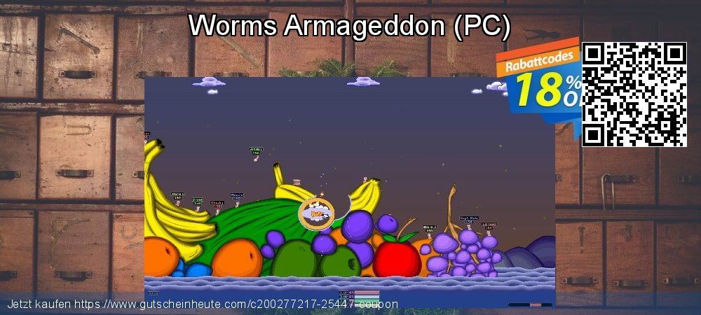 Worms Armageddon - PC  spitze Förderung Bildschirmfoto