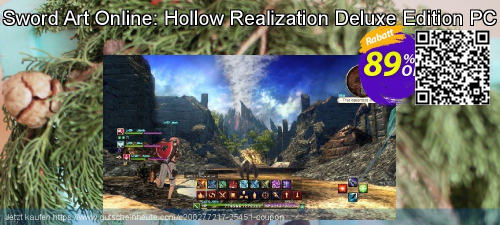 Sword Art Online: Hollow Realization Deluxe Edition PC ausschließlich Ermäßigungen Bildschirmfoto