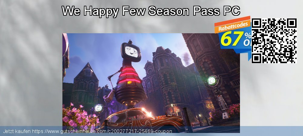 We Happy Few Season Pass PC Exzellent Preisnachlässe Bildschirmfoto