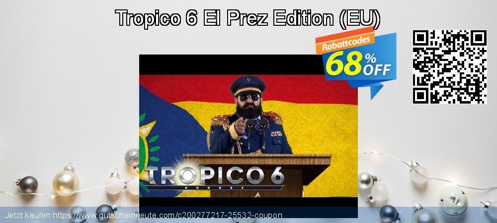 Tropico 6 El Prez Edition - EU  beeindruckend Förderung Bildschirmfoto