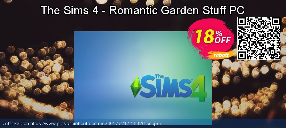 The Sims 4 - Romantic Garden Stuff PC faszinierende Diskont Bildschirmfoto