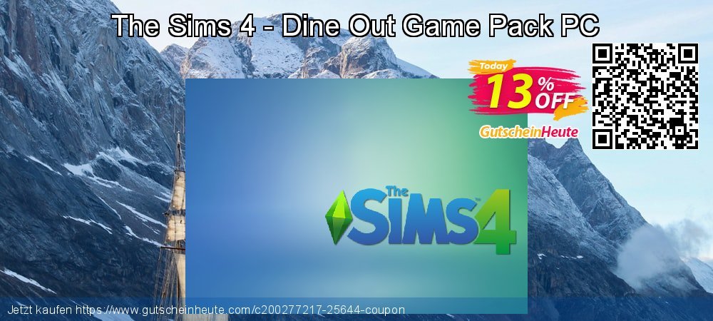 The Sims 4 - Dine Out Game Pack PC großartig Ermäßigung Bildschirmfoto
