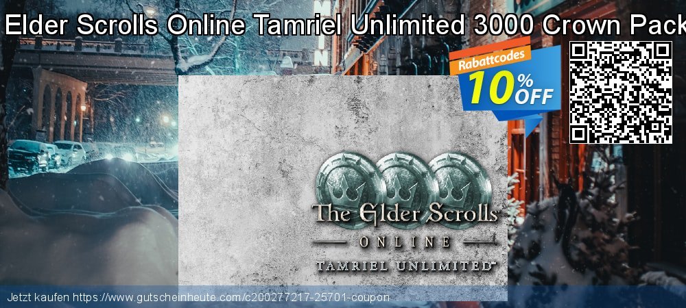 The Elder Scrolls Online Tamriel Unlimited 3000 Crown Pack PC besten Preisnachlass Bildschirmfoto