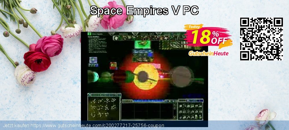 Space Empires V PC genial Rabatt Bildschirmfoto