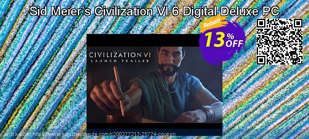 Sid Meier’s Civilization VI 6 Digital Deluxe PC wundervoll Ermäßigungen Bildschirmfoto