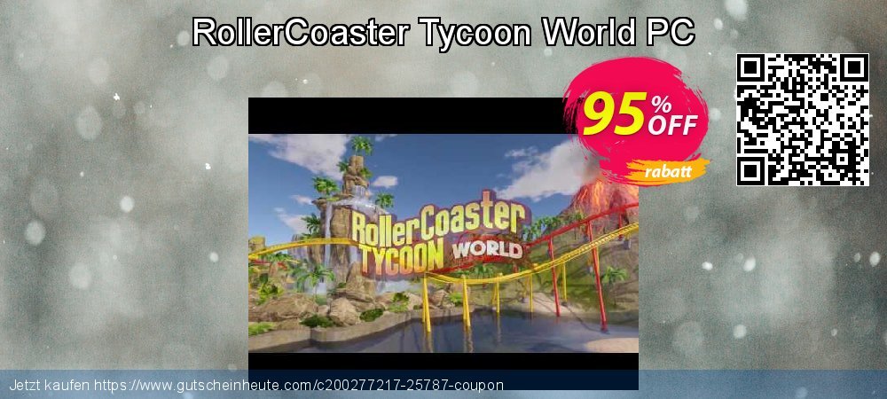RollerCoaster Tycoon World PC genial Förderung Bildschirmfoto
