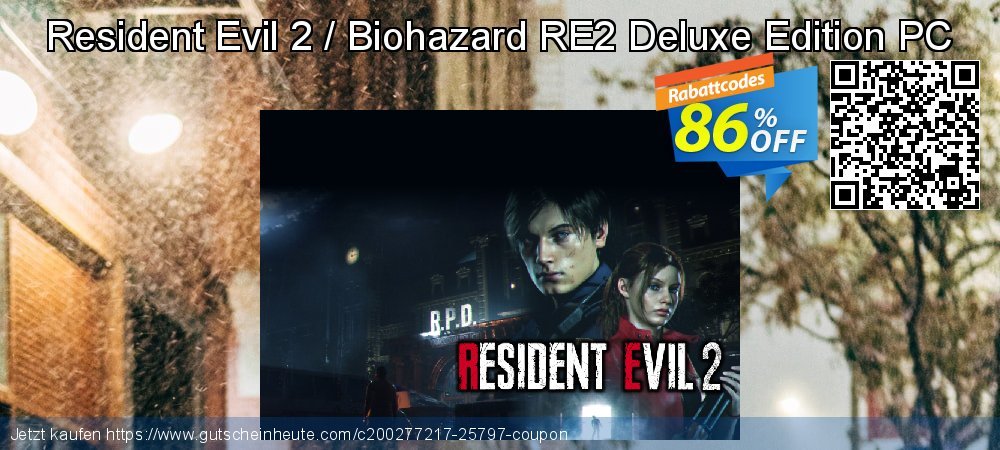 Resident Evil 2 / Biohazard RE2 Deluxe Edition PC unglaublich Ermäßigung Bildschirmfoto