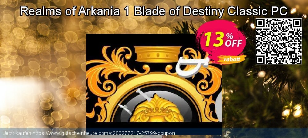 Realms of Arkania 1 Blade of Destiny Classic PC großartig Verkaufsförderung Bildschirmfoto