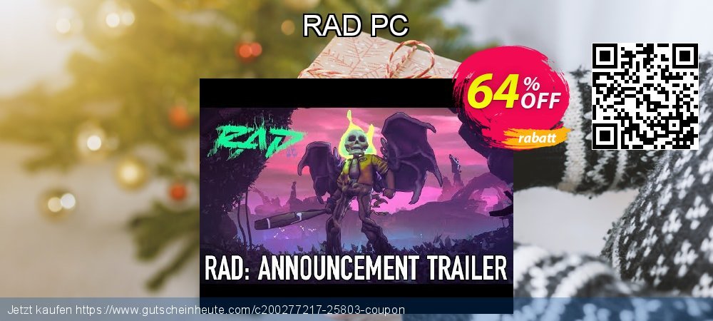 RAD PC wunderschön Preisnachlass Bildschirmfoto