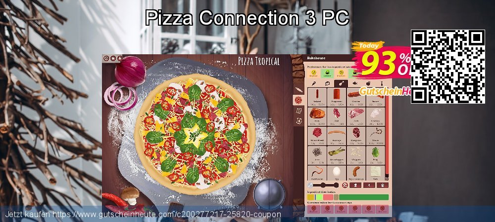 Pizza Connection 3 PC klasse Preisnachlass Bildschirmfoto