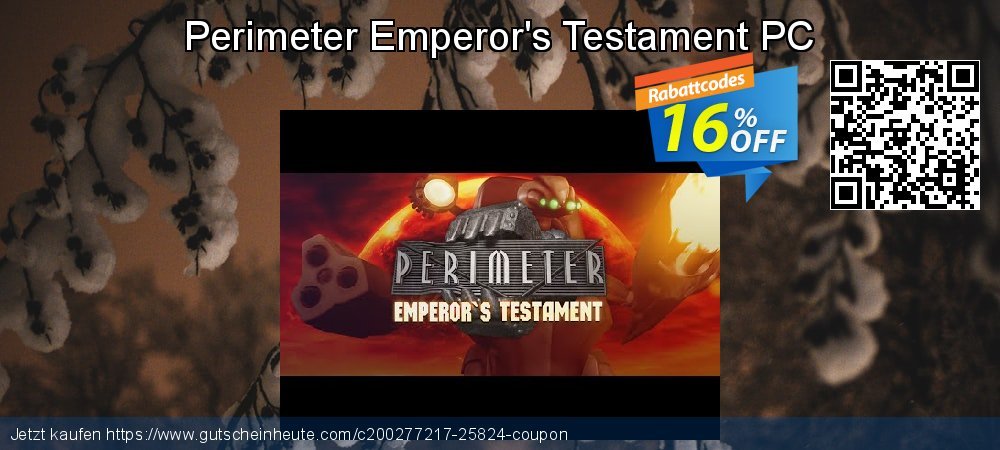 Perimeter Emperor's Testament PC ausschließenden Rabatt Bildschirmfoto