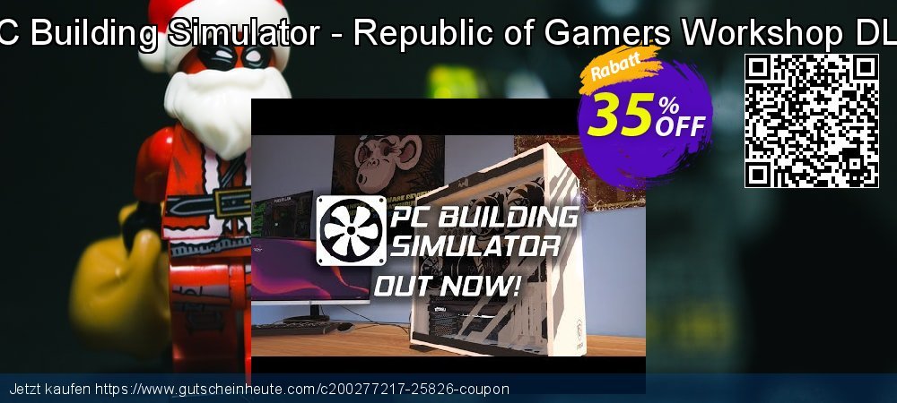 PC Building Simulator - Republic of Gamers Workshop DLC Sonderangebote Preisnachlässe Bildschirmfoto