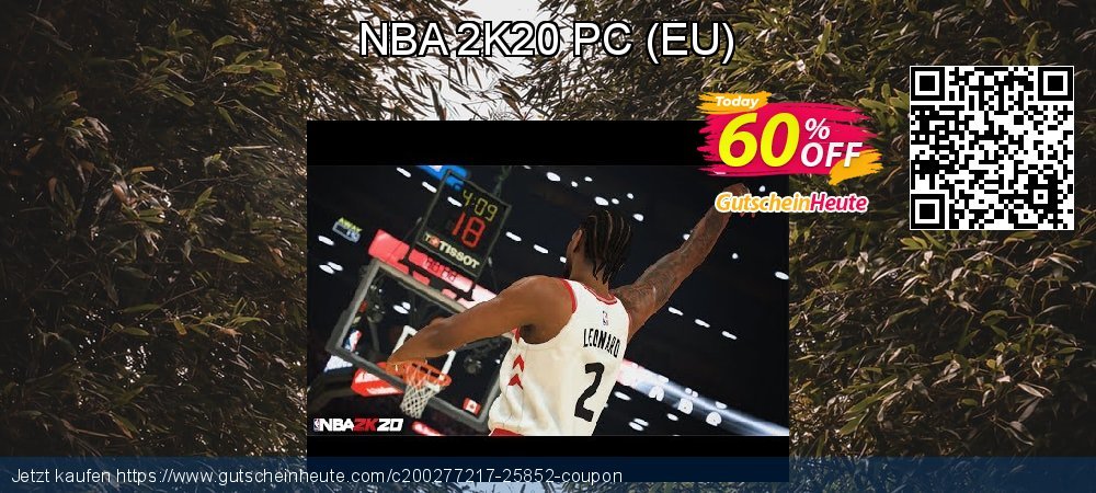 NBA 2K20 PC - EU  exklusiv Außendienst-Promotions Bildschirmfoto