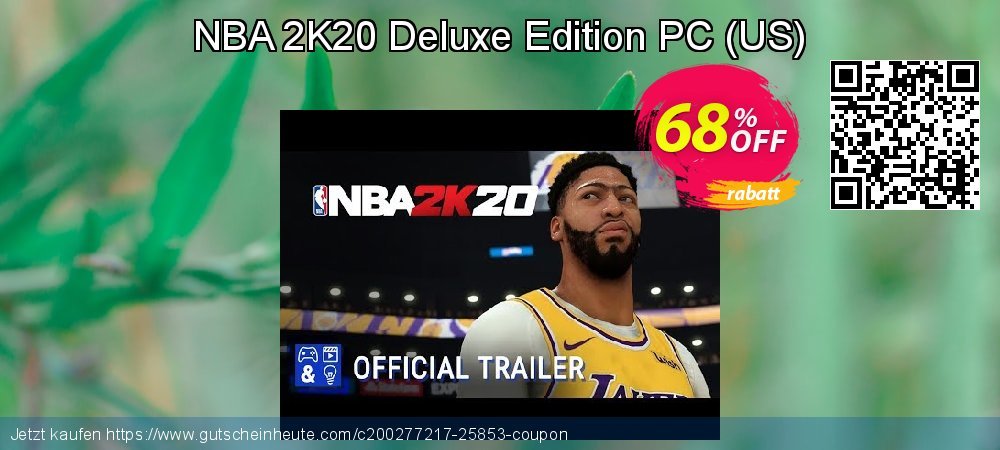 NBA 2K20 Deluxe Edition PC - US  uneingeschränkt Preisreduzierung Bildschirmfoto