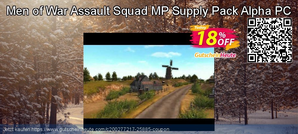 Men of War Assault Squad MP Supply Pack Alpha PC ausschließlich Ausverkauf Bildschirmfoto