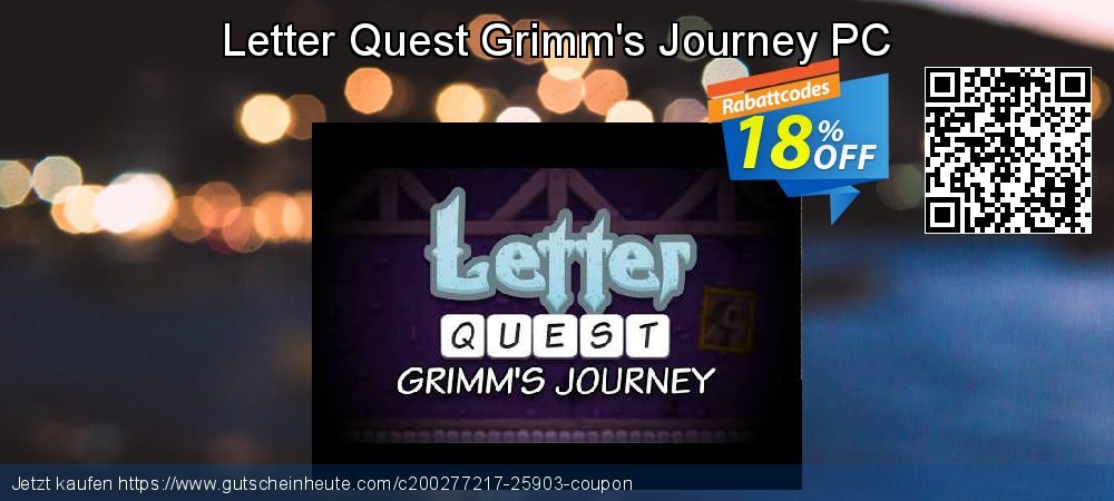 Letter Quest Grimm's Journey PC Exzellent Außendienst-Promotions Bildschirmfoto