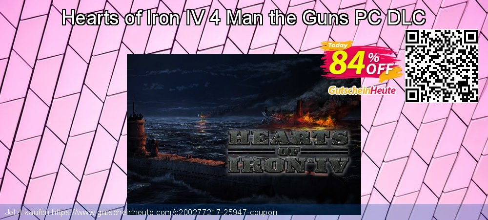 Hearts of Iron IV 4 Man the Guns PC DLC ausschließlich Promotionsangebot Bildschirmfoto