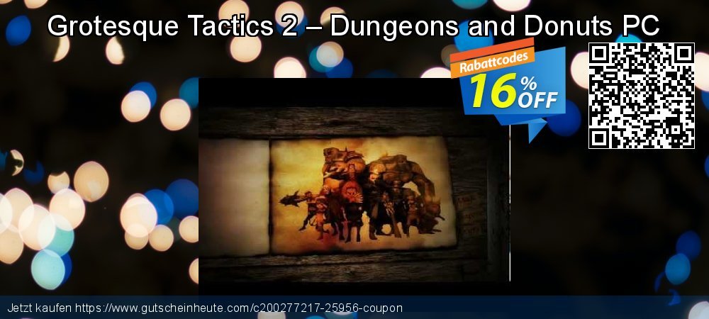Grotesque Tactics 2 – Dungeons and Donuts PC atemberaubend Preisnachlass Bildschirmfoto