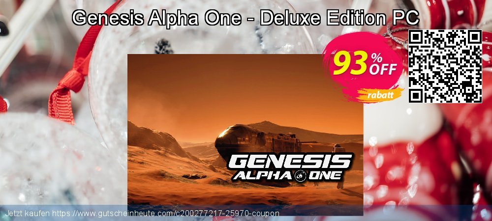 Genesis Alpha One - Deluxe Edition PC umwerfenden Ausverkauf Bildschirmfoto