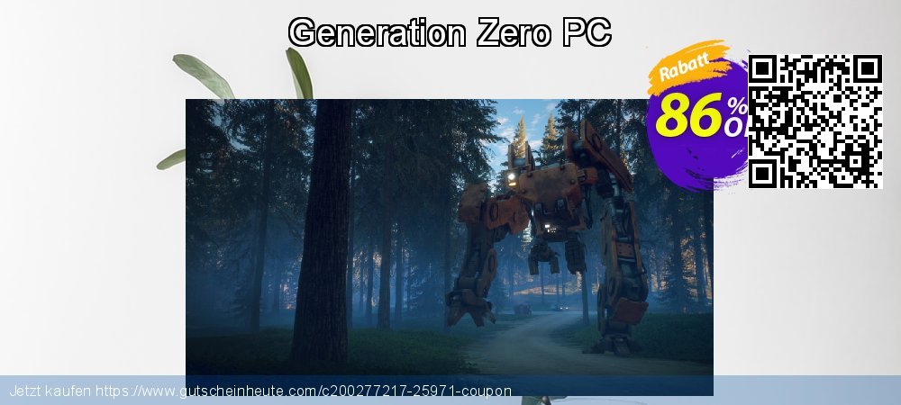 Generation Zero PC geniale Außendienst-Promotions Bildschirmfoto