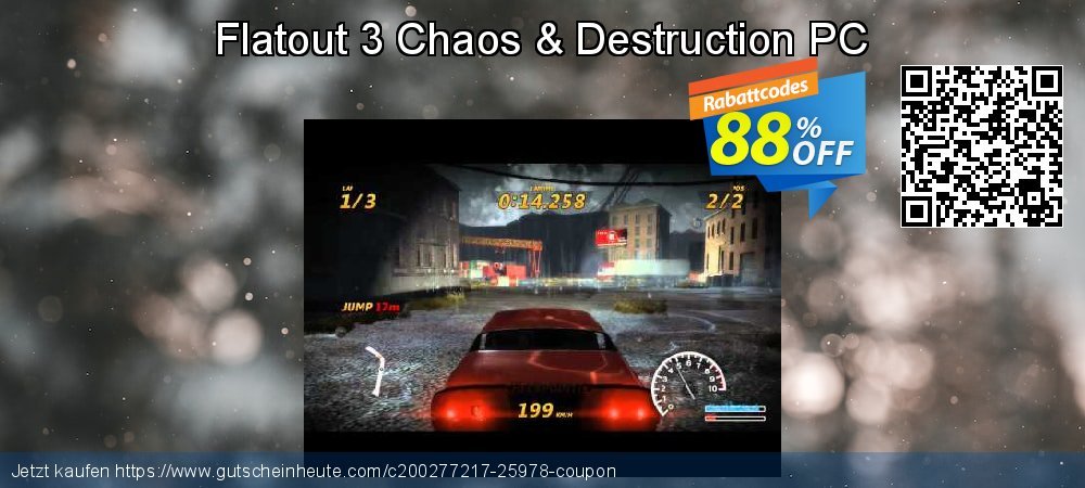 Flatout 3 Chaos & Destruction PC ausschließlich Ermäßigungen Bildschirmfoto